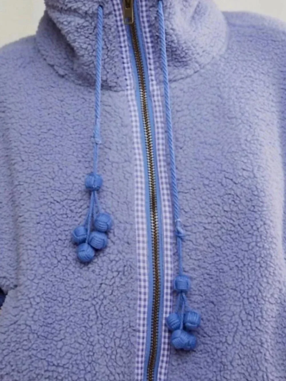 NWT Free People Alpine Sherpa Jacket in Peri